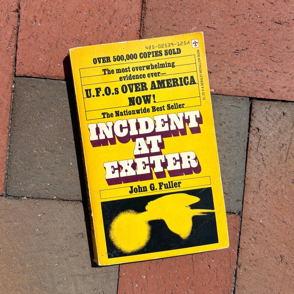 1974 Incident at Exeter UFO Festival New Hampshire NH Alien Vintage Paperback
